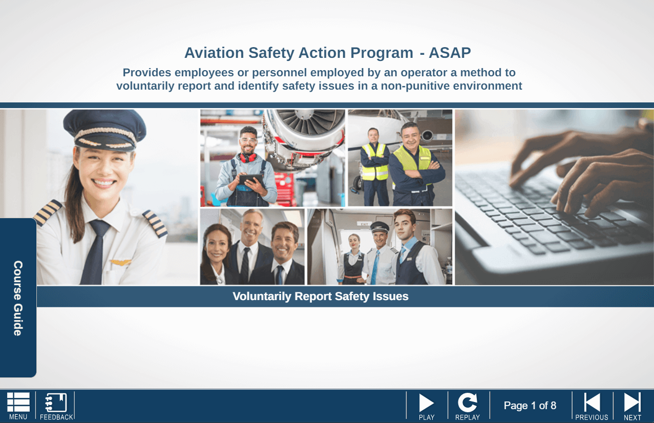 CTS Adds new Course: Aviation Safety Action Program (ASAP) Overview ...